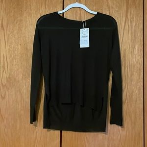 Zara NWT sheer sweater, medium